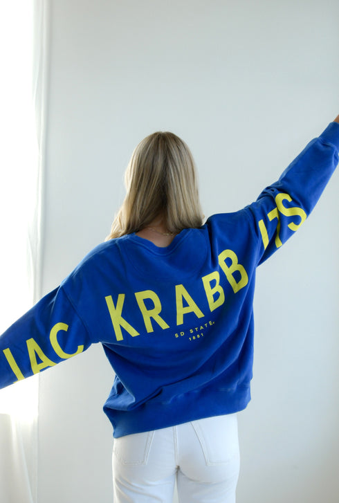 SD State Barkley Split Lantern Sleeve Crew