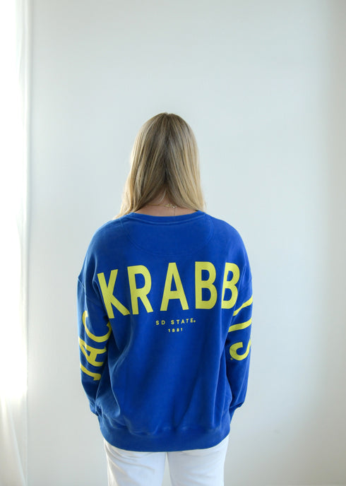 SD State Barkley Split Lantern Sleeve Crew