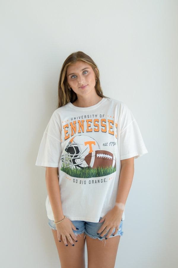 Tennessee Malone Multimedia Oversized Band Tee