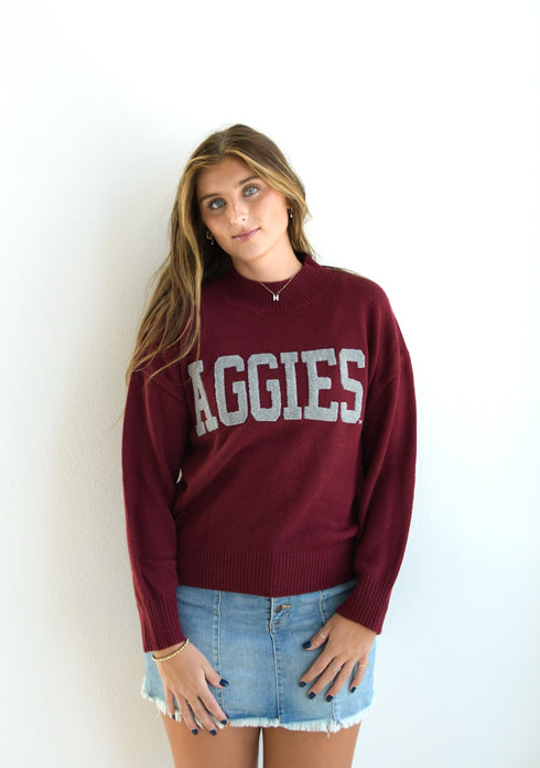 Texas A&M Varsity Turtleneck Sweater
