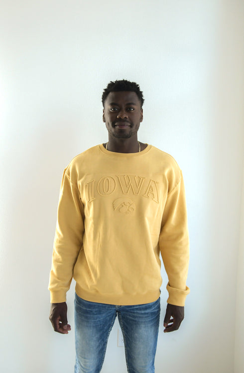 Iowa Easley Embossed Comfort Crew