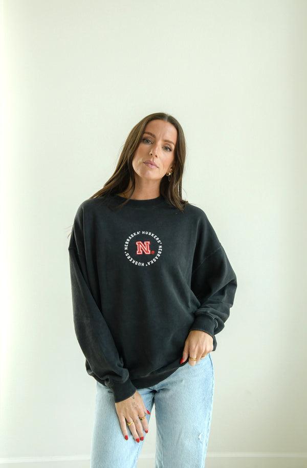 Nebraska Manning Multimedia OS Fleece Crew