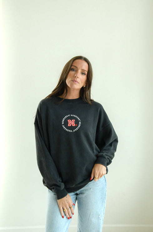 Nebraska Manning Multimedia OS Fleece Crew