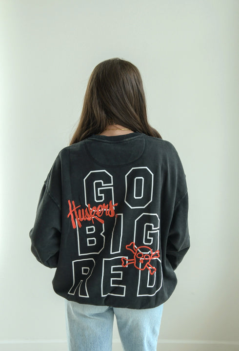 Nebraska Manning Multimedia OS Fleece Crew