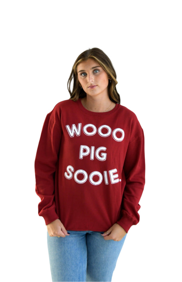 Arkansas Perkins Chenille Comfort Crew