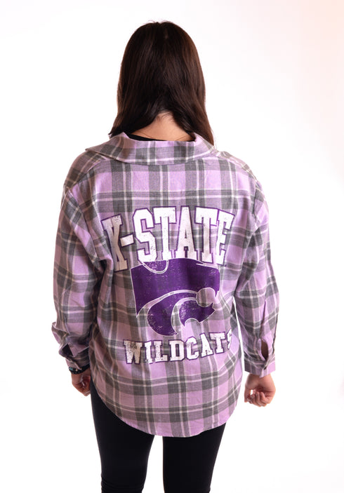 Kansas State Meyer Varsity OS Plaid