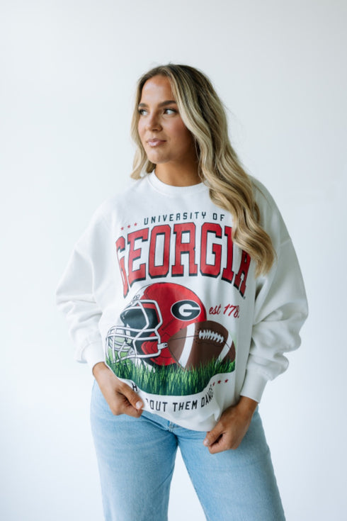 Georgia Malone Multimedia OS Fleece Crew