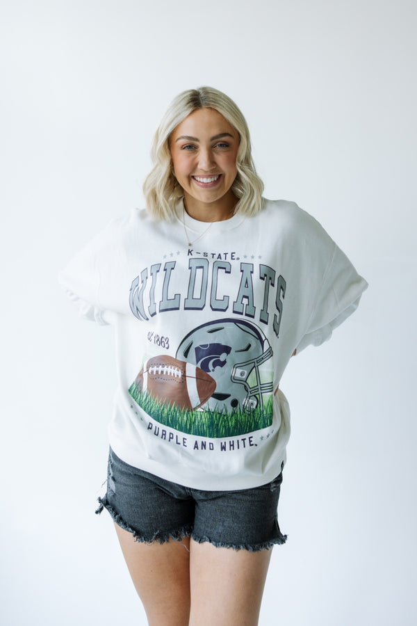 Kansas State Malone Multimedia OS Fleece Crew