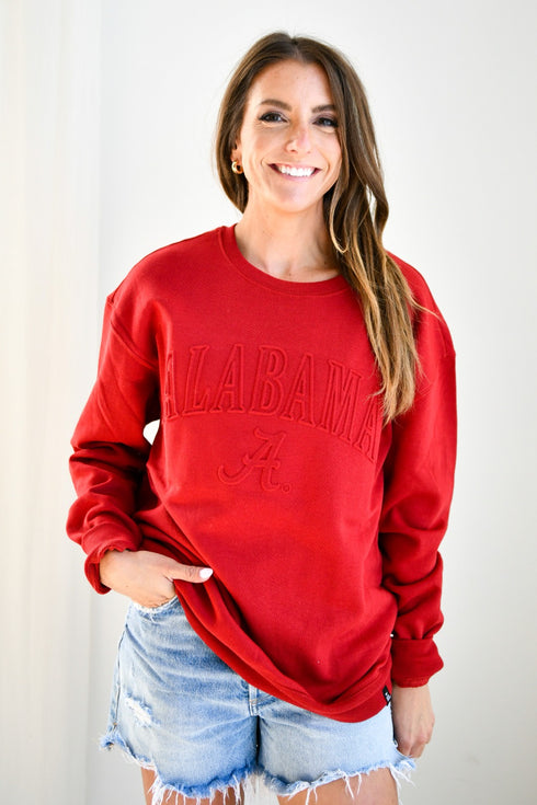 Alabama Easley Embossed Comfort Crew