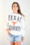 Texas Wynn Star Sleeve OS Fleece Crew