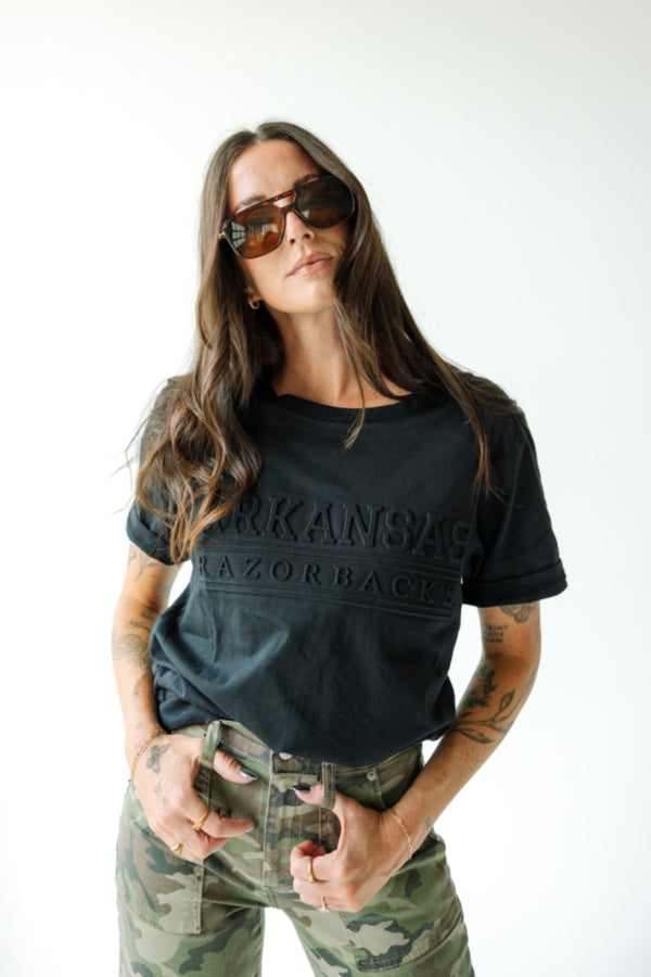 Arkansas College Lines Comfort Tee