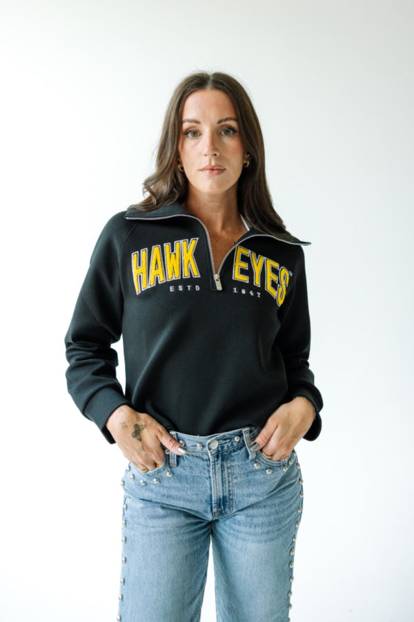 Iowa Sears Split Lux Quarter Zip