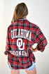 Oklahoma Meyer Varsity OS Plaid