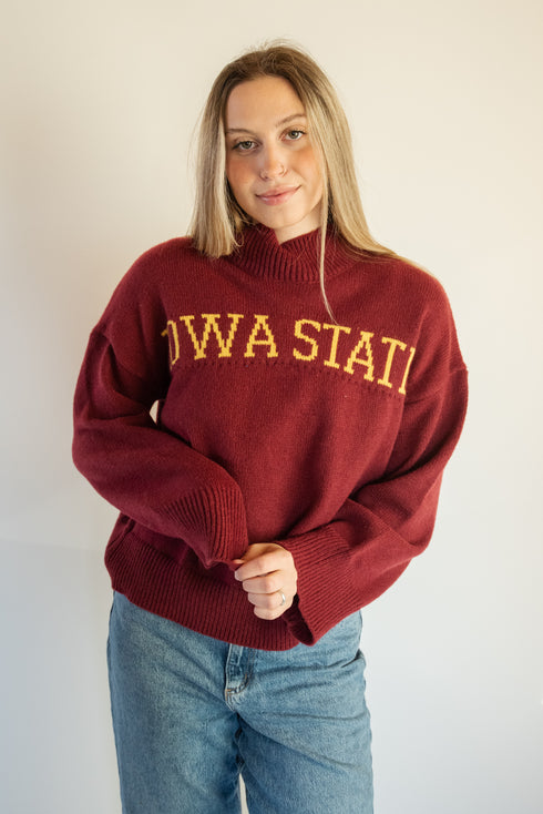 Iowa State Varsity Turtleneck Turtleneck Sweater