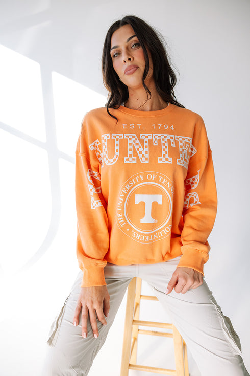 Tennessee Philly Split Lantern Sleeve Crew
