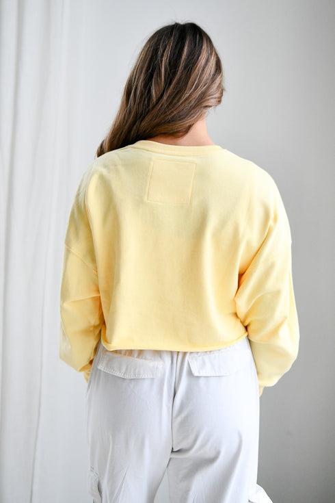 Iowa State Perkins Chenille Cropped Longsleeve