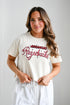 Arkansas Lasso Luxe Heavyweight Crop Tee