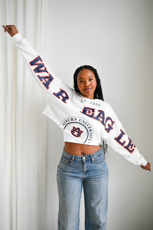 Auburn Phipps Split Sleeve Cropped Longsleeve