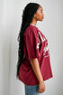 Mississippi State Southern Split Oversized Band Tee