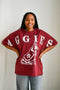 Texas A&M Southern Split OS Band Tee