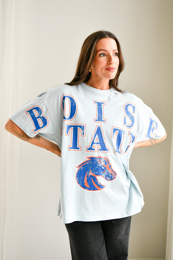 Boise State Southern Split OS Band Tee