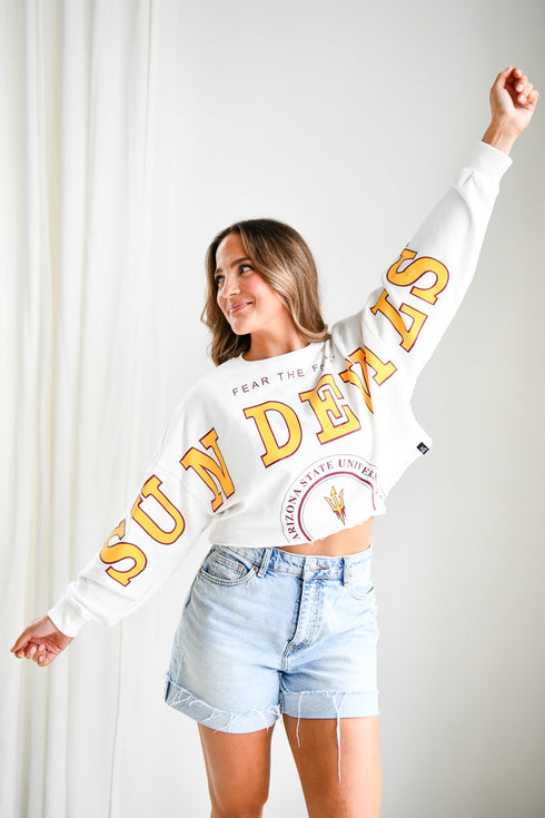Arizona State Phipps Split Cropped Longsleeve