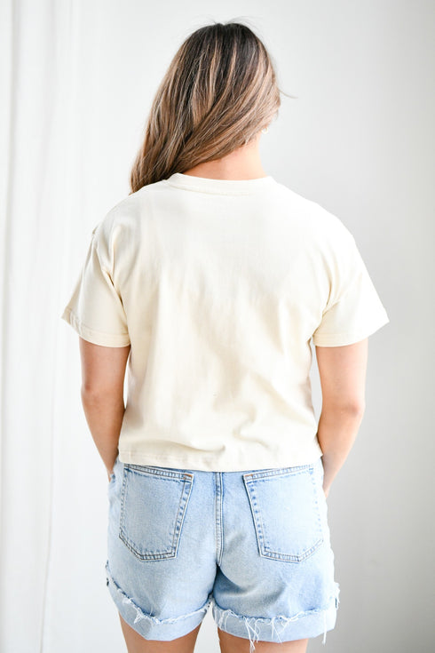 Alabama Lasso Luxe Heavyweight Crop Tee