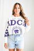 Kansas State Phipps Split Sleeve Cropped Longsleeve