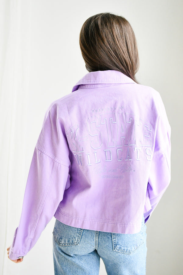 Kansas State Sanders Embroidery Canvas Twill Jacket