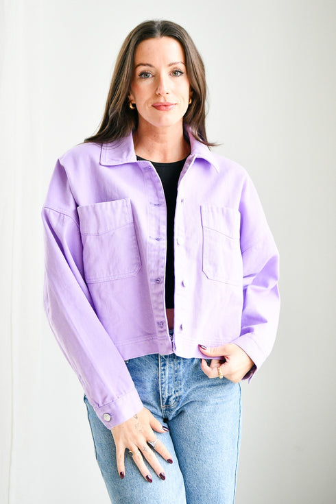 K-State Sanders Embroidery Canvas Twill Jacket