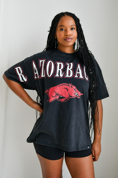 Arkansas Southern Split OS Band Tee