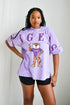 LSU Southern Split Oversized Band Tee