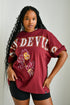 Arizona State Southern Split Oversized Band Tee