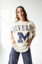 Michigan Southern Split Oversized Band Tee