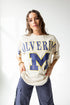 Michigan Southern Split Oversized Band Tee