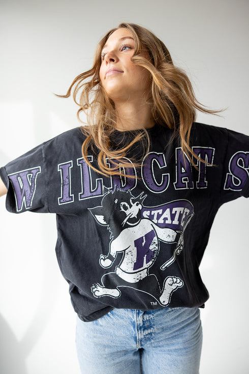 Kansas State Southern Split OS Band Tee