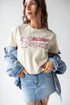 Oklahoma Lasso Luxe Heavyweight Crop Tee