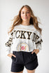Kentucky Derby Phipps Split Sleeve Cropped Longsleeve