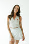 Texas Logo Patch Polo Crop Tank