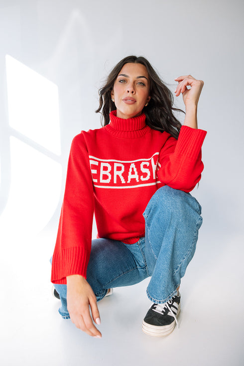 Nebraska Railway Rolled Turtleneck Sweater