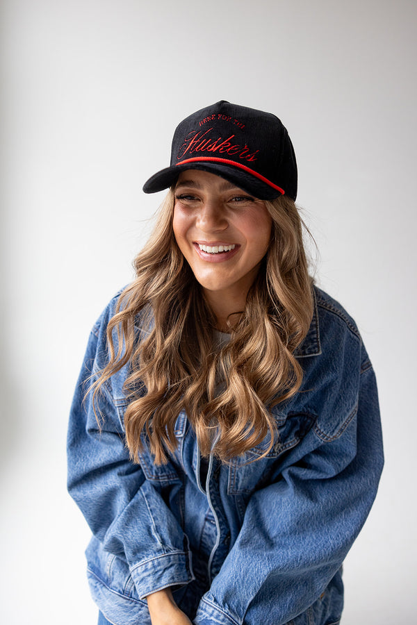 Nebraska Suzuki Script Vintage Corduroy Hats