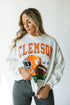 Clemson Malone Multimedia OS Fleece Crew