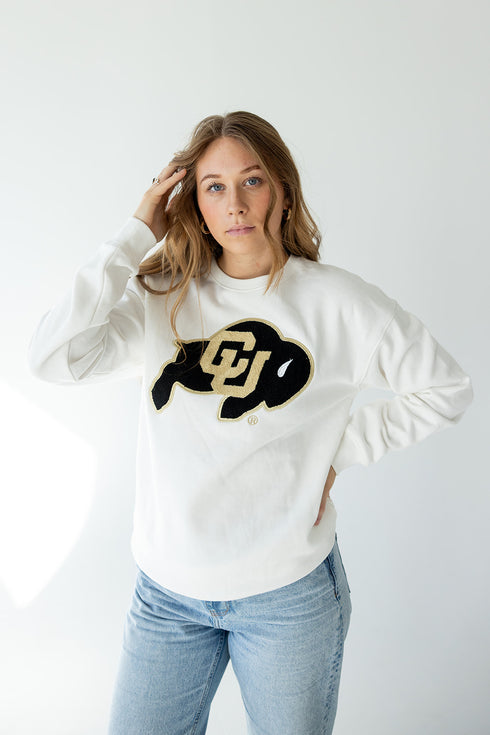 Colorado Mascot Chenille Comfort Crewneck