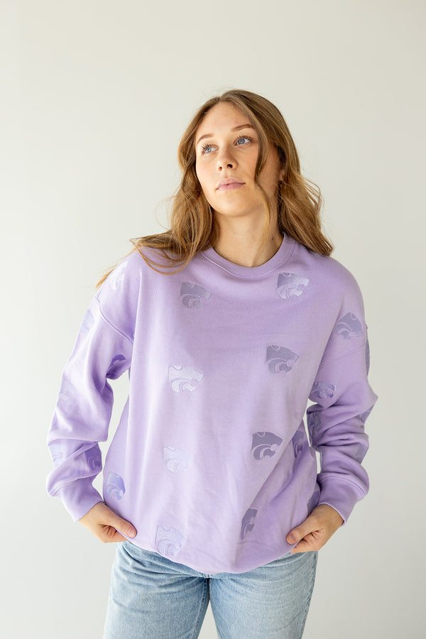 K-State Ritter Repeat Lantern Sleeve Crew