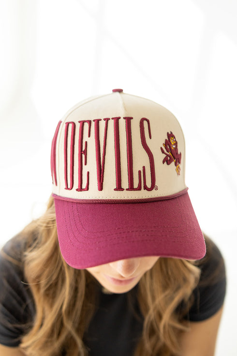 Arizona State Saturday Stretch Canvas Trucker Hat