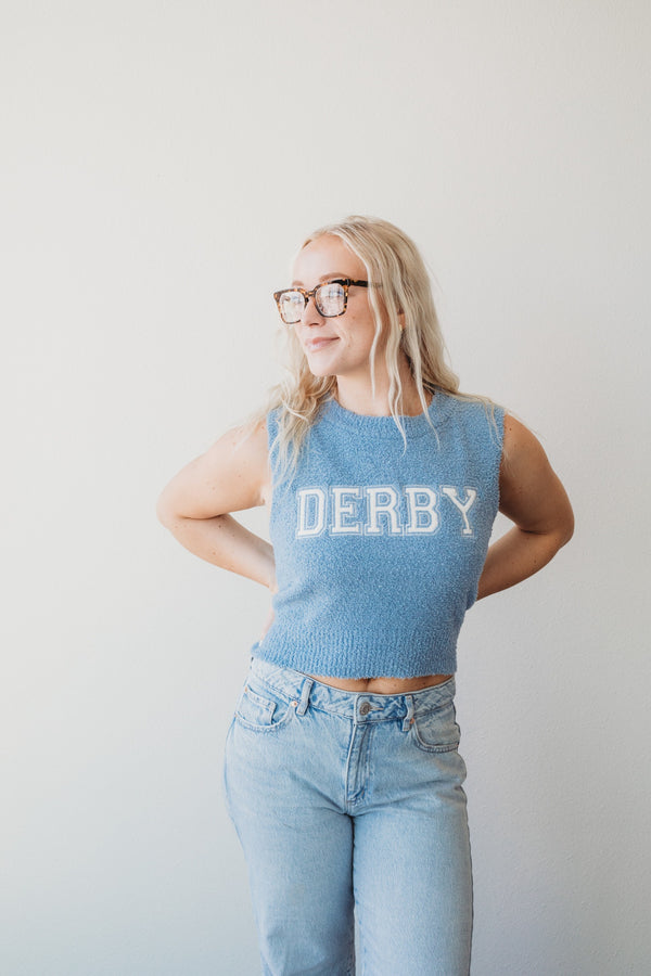 Kentucky Derby Sweater Tank Cropped Sweater Tank