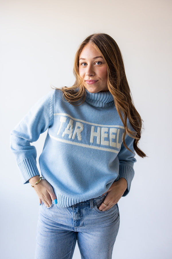 UNC Railway Sweater Rolled Turtleneck