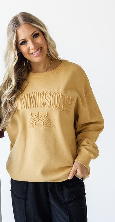 Minnesota Easley Embossed Comfort Crew