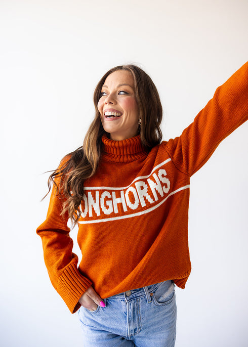 Texas Railway Sweater Rolled Turtleneck