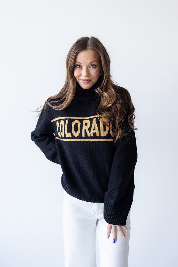 Colorado Railway Sweater Rolled Turtleneck